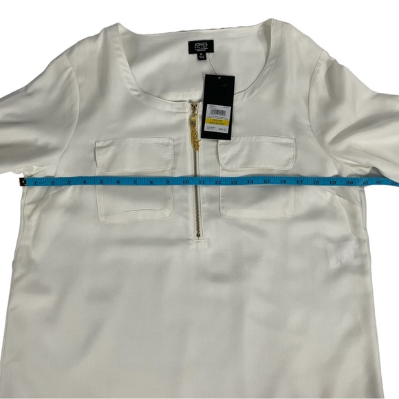 Jones New York Women’s Front Tassel Zipper Top - Picture 14 of 16